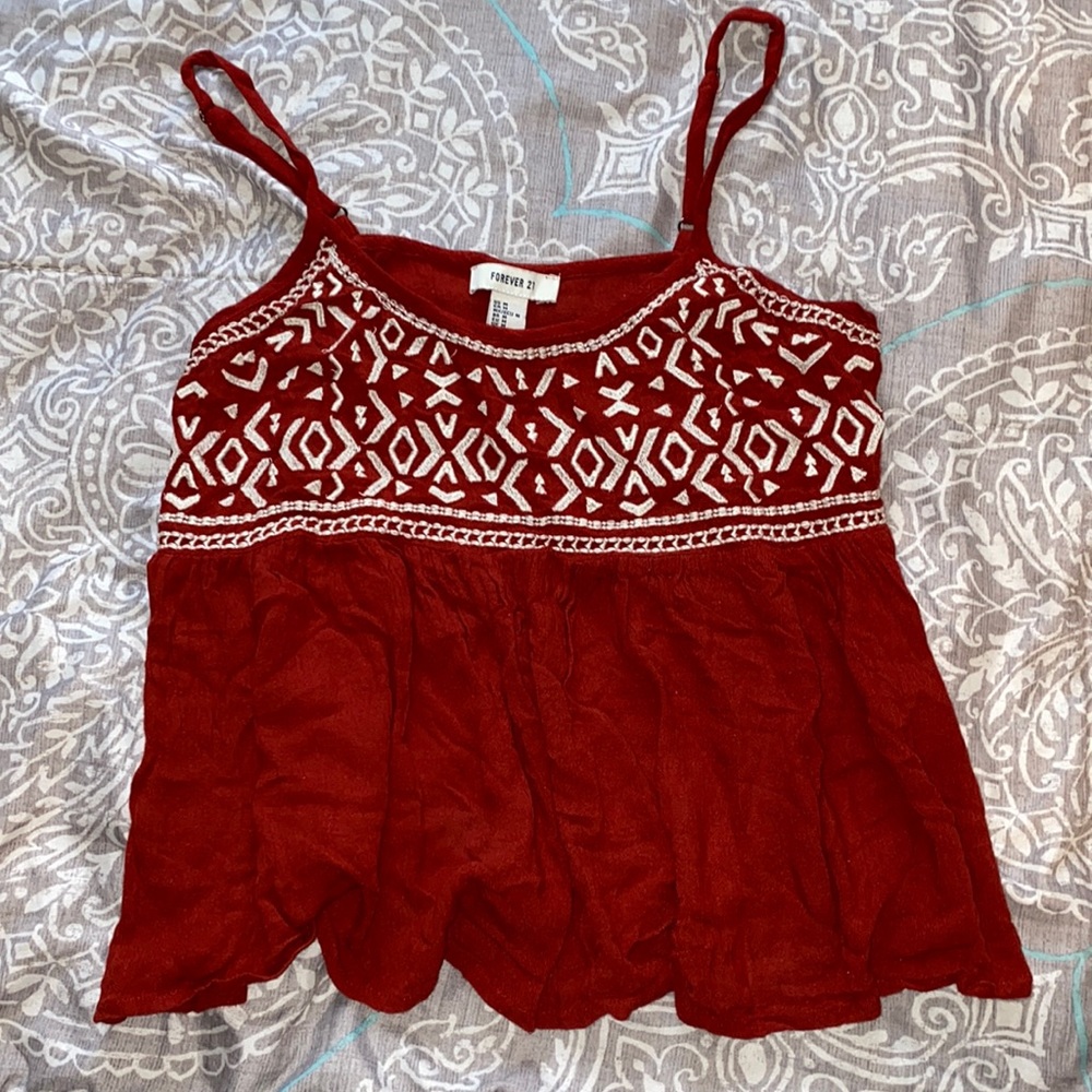 Cute Flowy Forever 21 Tank Top